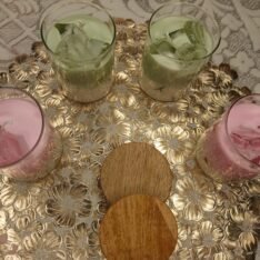 Matcha latte Candle and Stawberry Latte