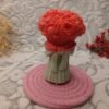 Rose bouquet candle