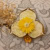 Small Daisy Flower Urli Candle